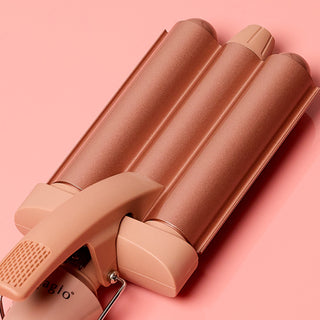 Tourmaline-Infused 25mm Triple Barrel Waver (Double Nude)