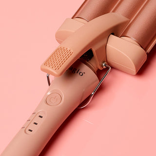 Tourmaline-Infused 25mm Triple Barrel Waver (Double Nude)