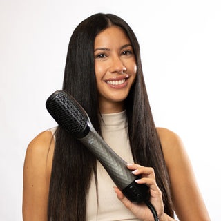 Air Straightening Brush (Silver/Black)